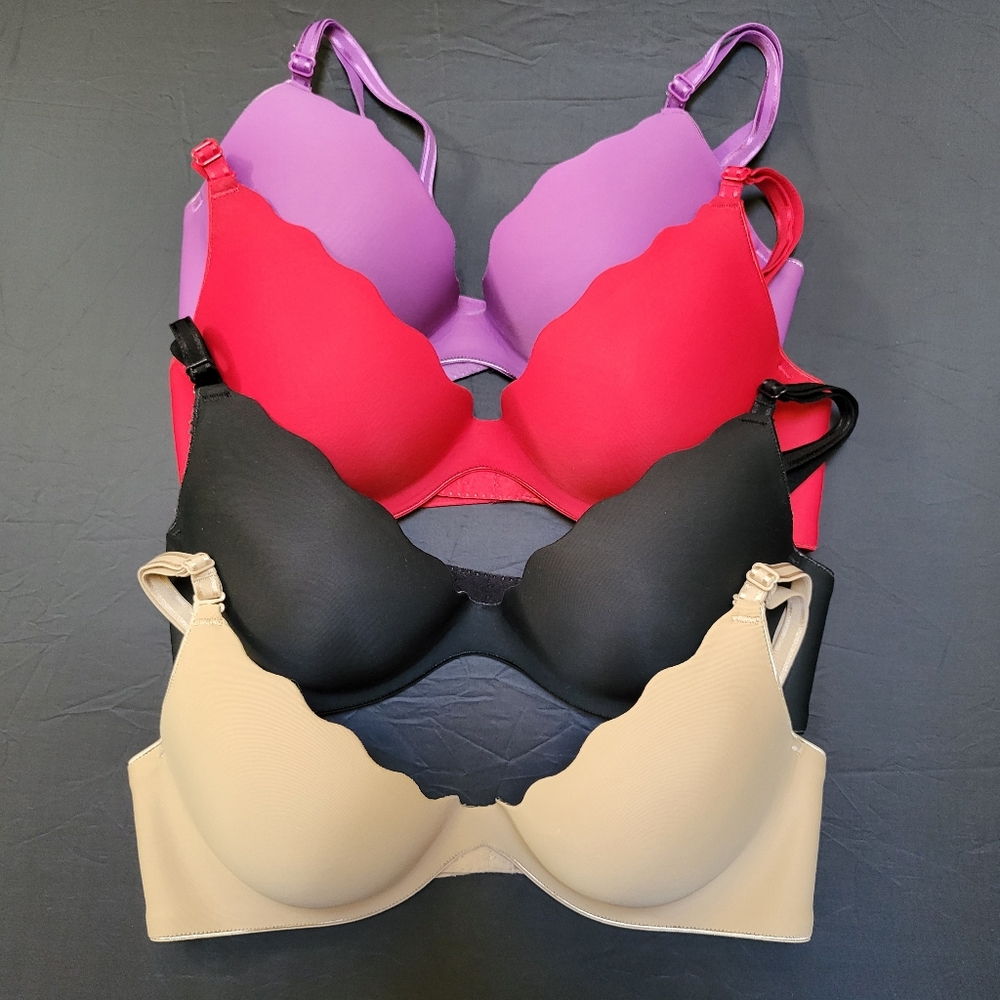 SET x4 - excellent! b.tempt'd by Wacoal b.wow'd Push-Up Convertible Bra 958287